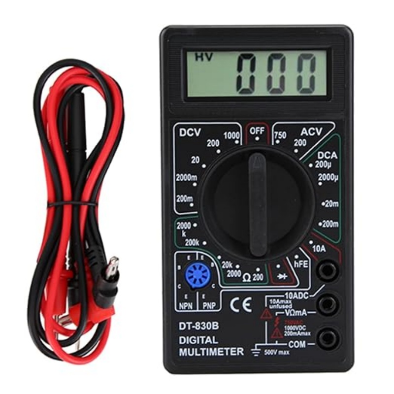 Analog Meter Gauge - デジタルマルチメーター多機能テスター DT830B 電気電圧計電流計ポータブルボルト車のバッテリーテスター回路テスター