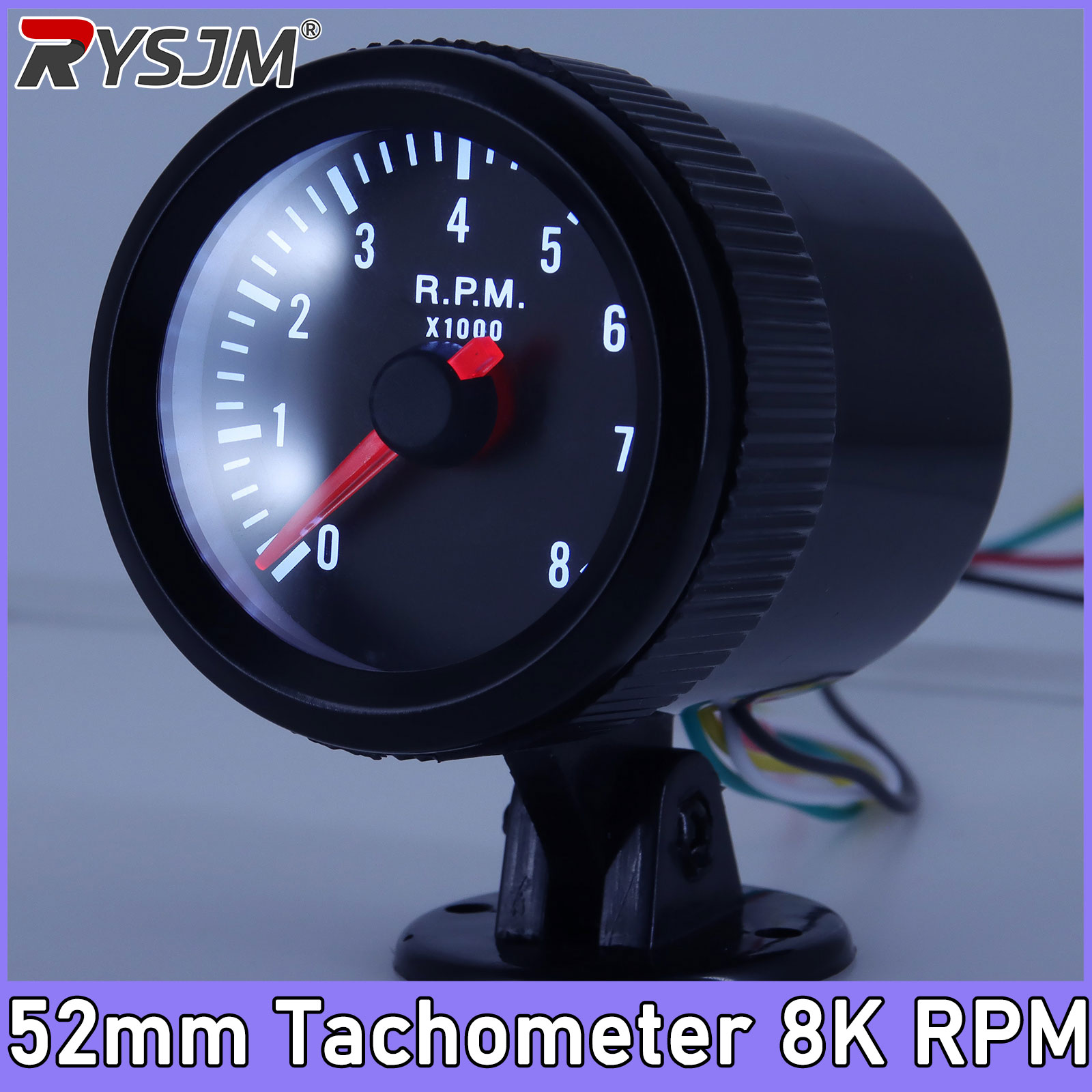 Analog Meter Gauge - 2インチ 52mm タコメーター 車用メーター RPM ゲージ