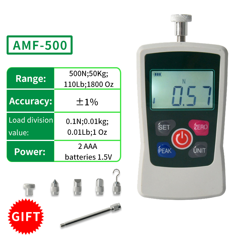 Analog Meter Gauge - AMF-500 50KG 110Lb 1800Oz デジタルフォースゲージは500Nアナログフォースゲージの代わりに使用します