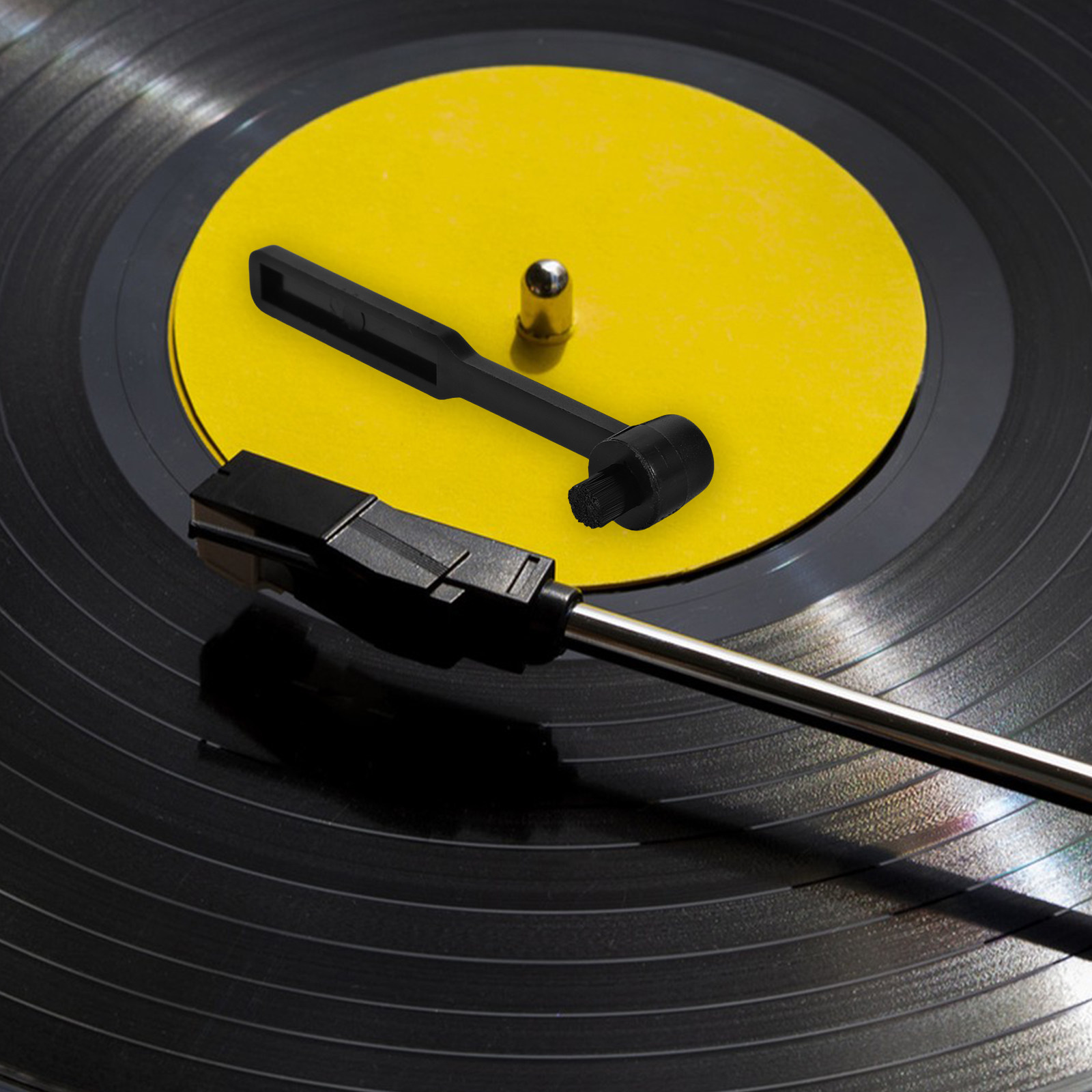 Record Player Needle - 2個入りレコードプレーヤーニードルクリーナー、ビニールクリーニングブラシ、ターンテーブルレコード用スタイラスデバイス