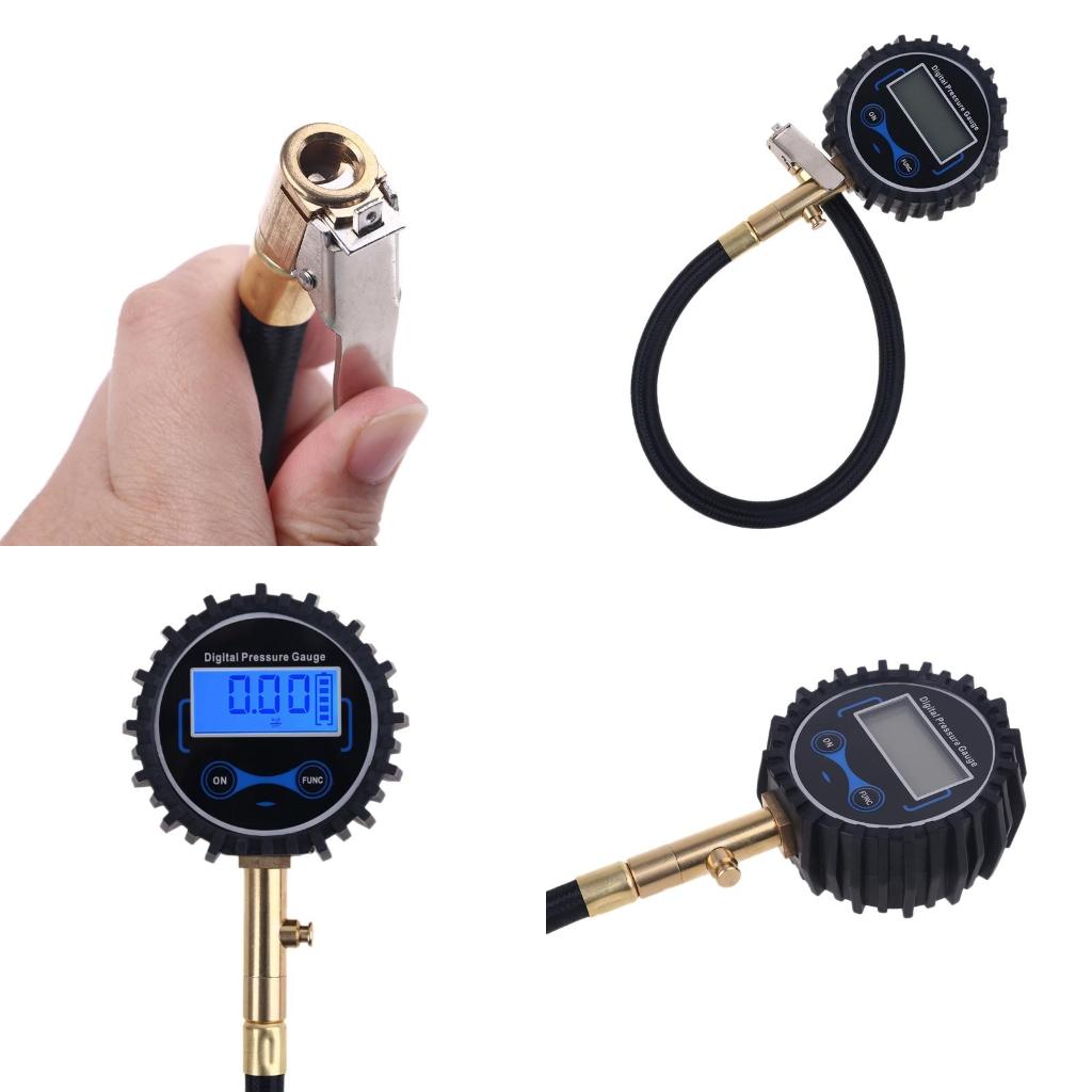 Analog Meter Gauge - 自動車トラック車両用クイッククリップエアチャックデフレーション付きタイヤ圧力計
