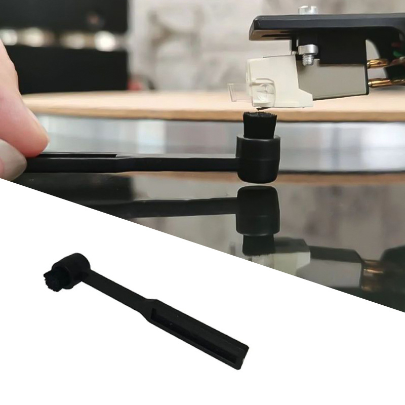 Record Player Needle - ビニールレコードプレーヤー用ターンテーブルカートリッジスタイラスブラシ、帯電防止針、フォノニードルクリーナー
