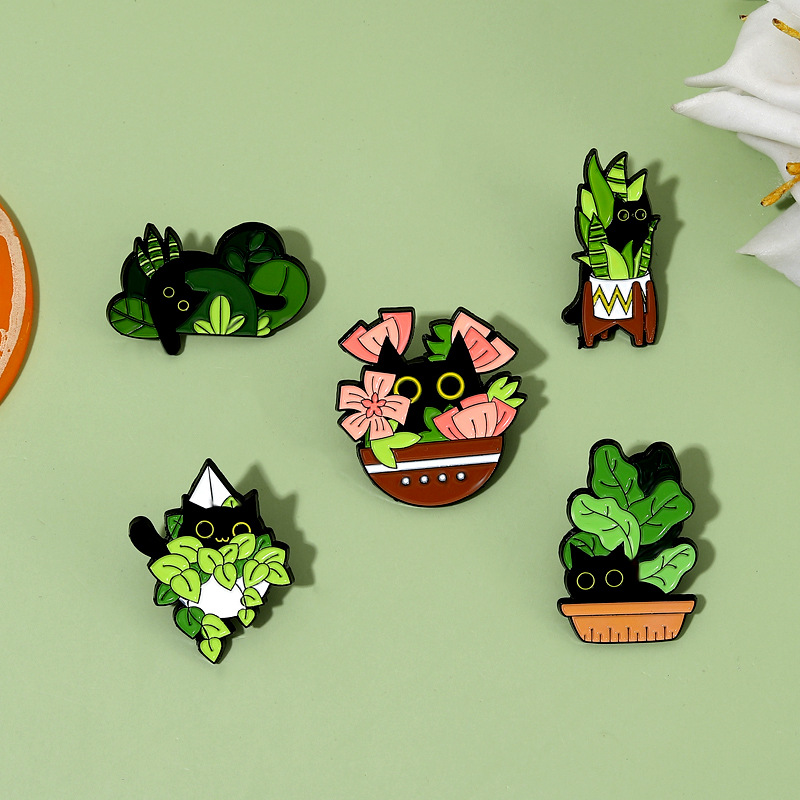 かわいい黒猫コレクション植物コーヒーワインカップピストル漫画 - Collectible Vintage Wine のレビューと価格