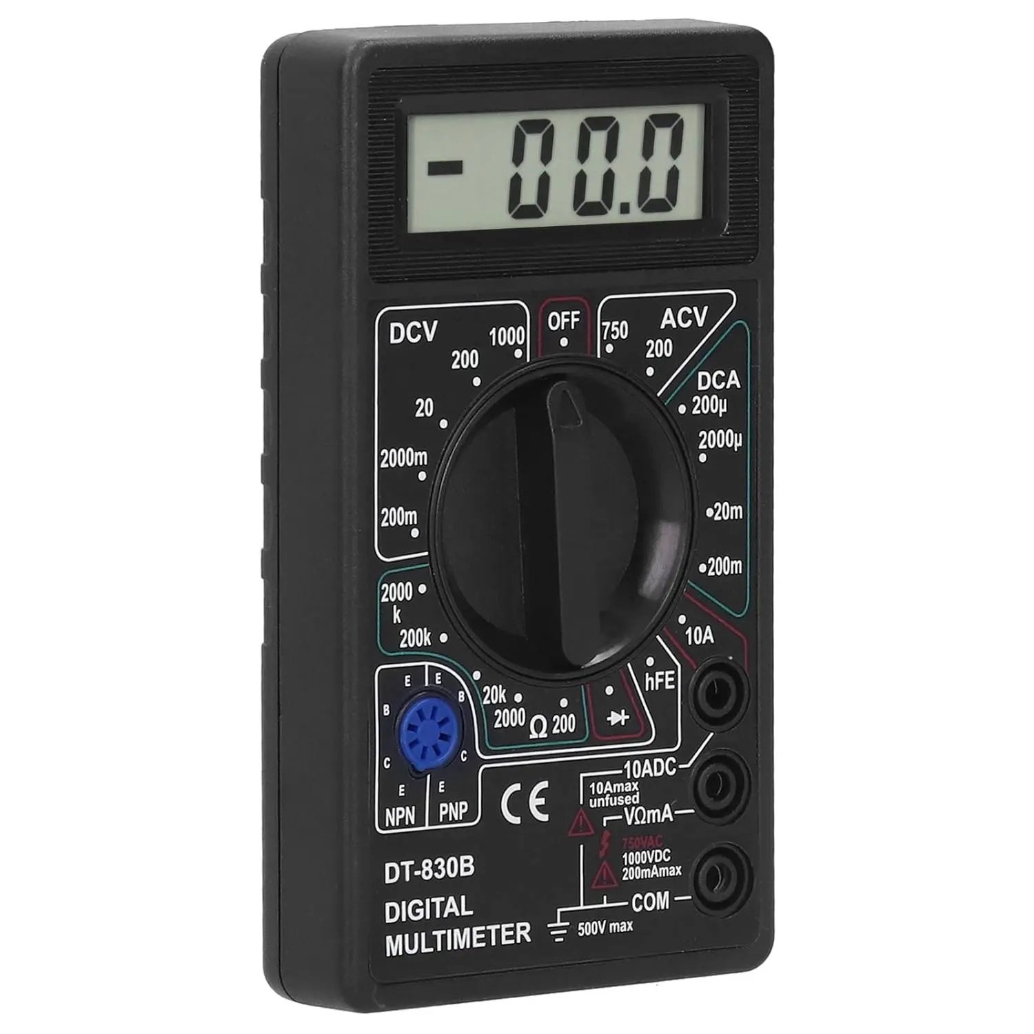 デジタルマルチメーター多機能テスター DT830B 電気電圧 - Analog Meter Gauge のレビューと価格