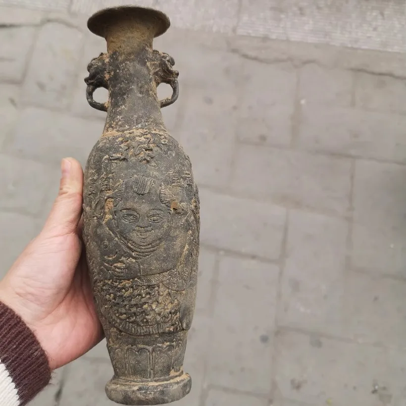 ブロンズコレクション花瓶彫刻魚飾りジェンザイ装飾バイノーラル - Collectible Vintage Tools のレビューと価格