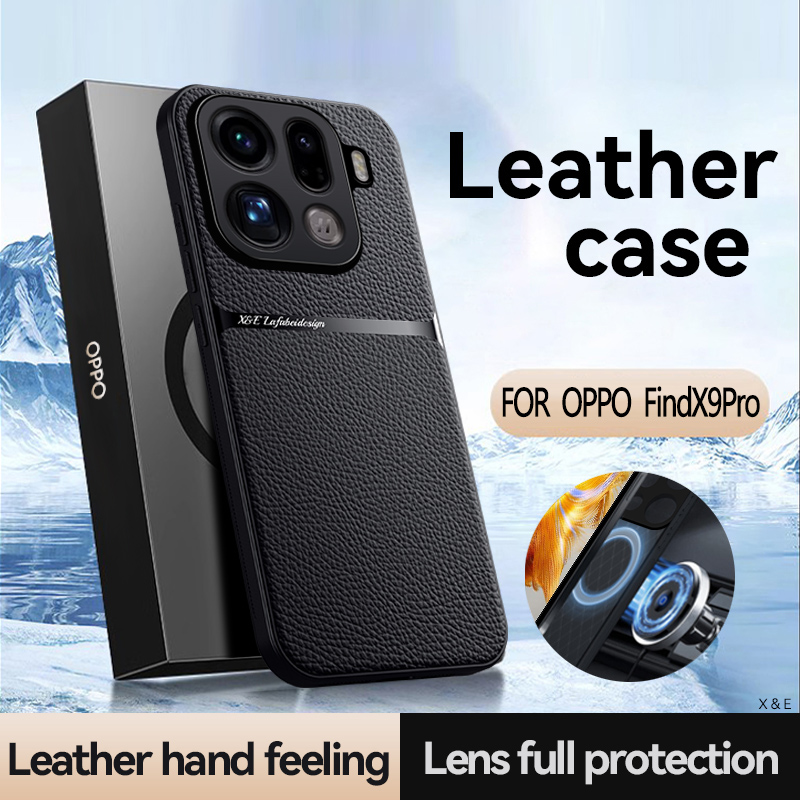 OPPO Find X9 Pro X9 ケース マグネット式 - Camera Leather Case のレビューと価格