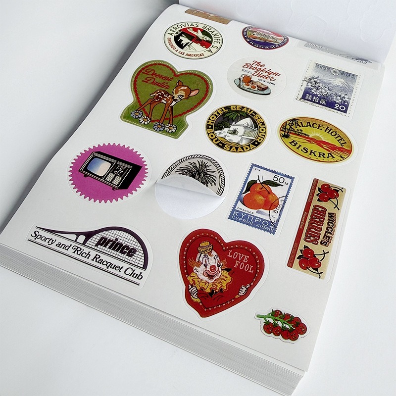 新入荷 ヴィンテージ少女時代ステッカーブック レトロスタイル - Vintage And Collectible Books のレビューと価格