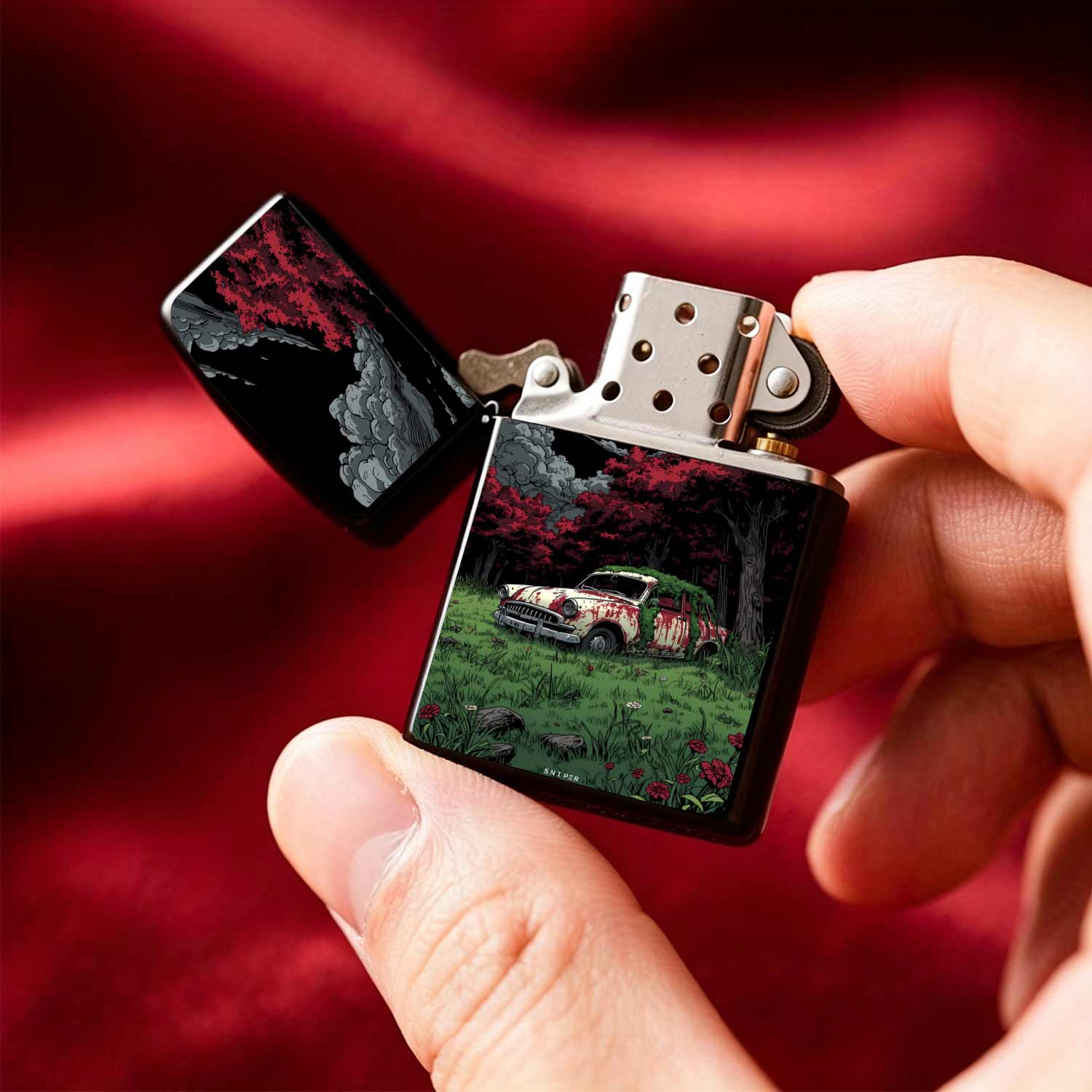 再利用可能なフリップトップポケット防風灯油ライター、ヴィンテ - Collectible Vintage Tools のレビューと価格