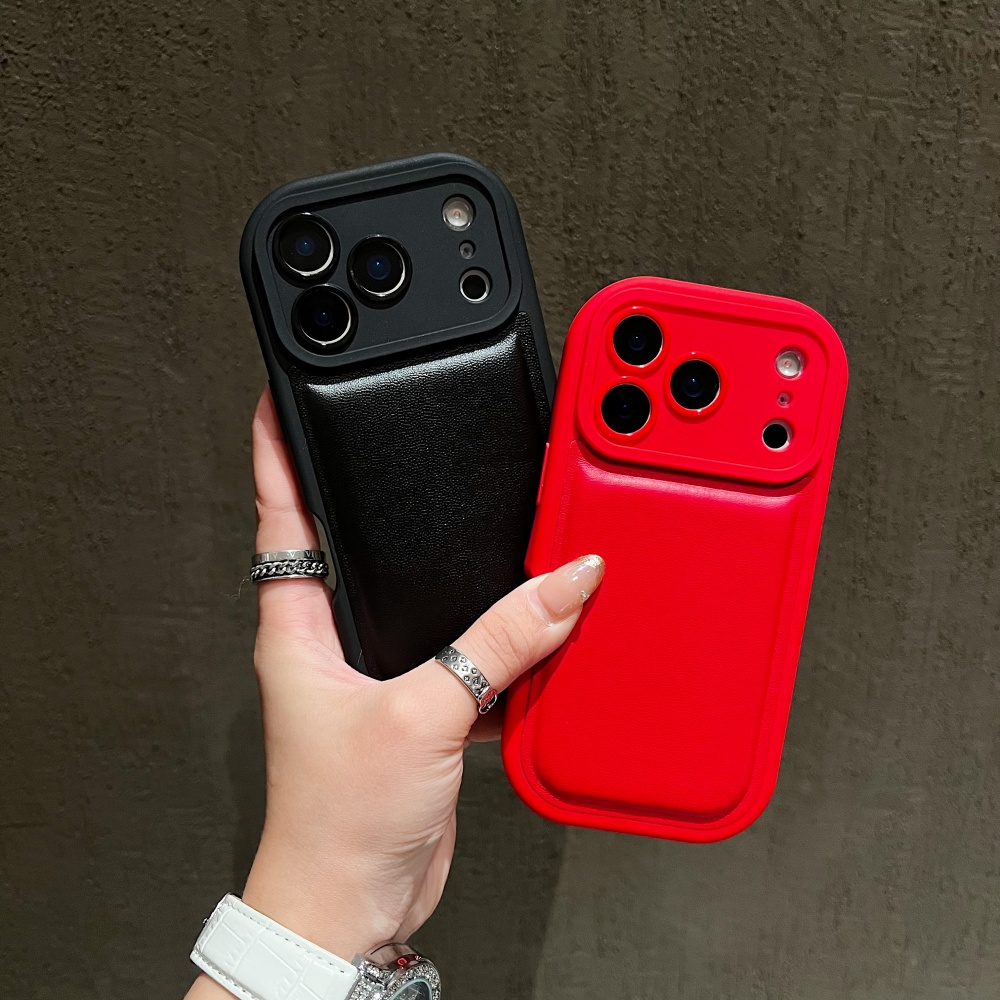 高級楕円形レザーテクスチャーフォンケース iPhone 18 - Camera Leather Case のレビューと価格