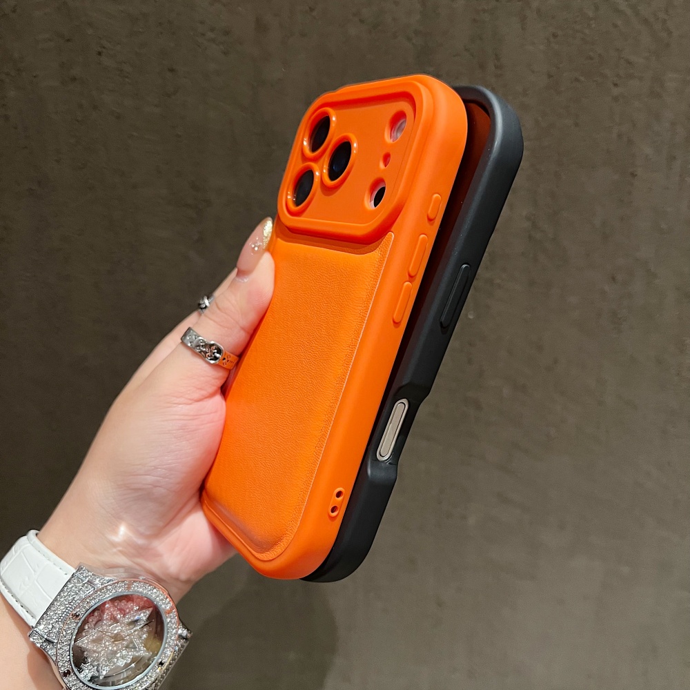 高級楕円形レザーテクスチャーフォンケース iPhone 18 - Camera Leather Case のレビューと価格