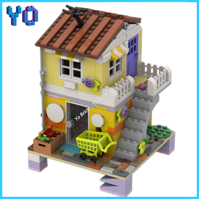 模擬古い街の食料品店のビルディングブロック、ヴィンテージの商 - Vintage Collectible Stores のレビューと価格
