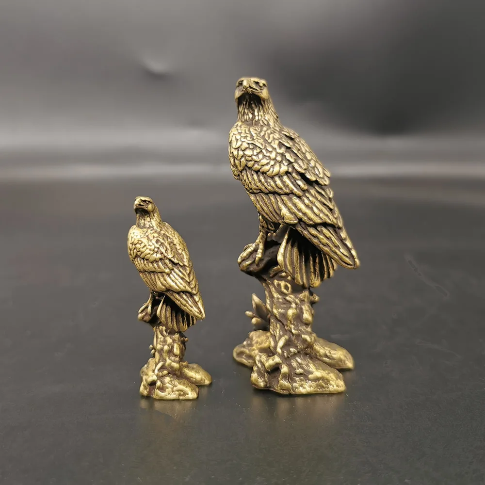 ヴィンテージスタイルの真ちゅう製イーグル像,家やオフィスでの - Vintage Collectible Figures のレビューと価格