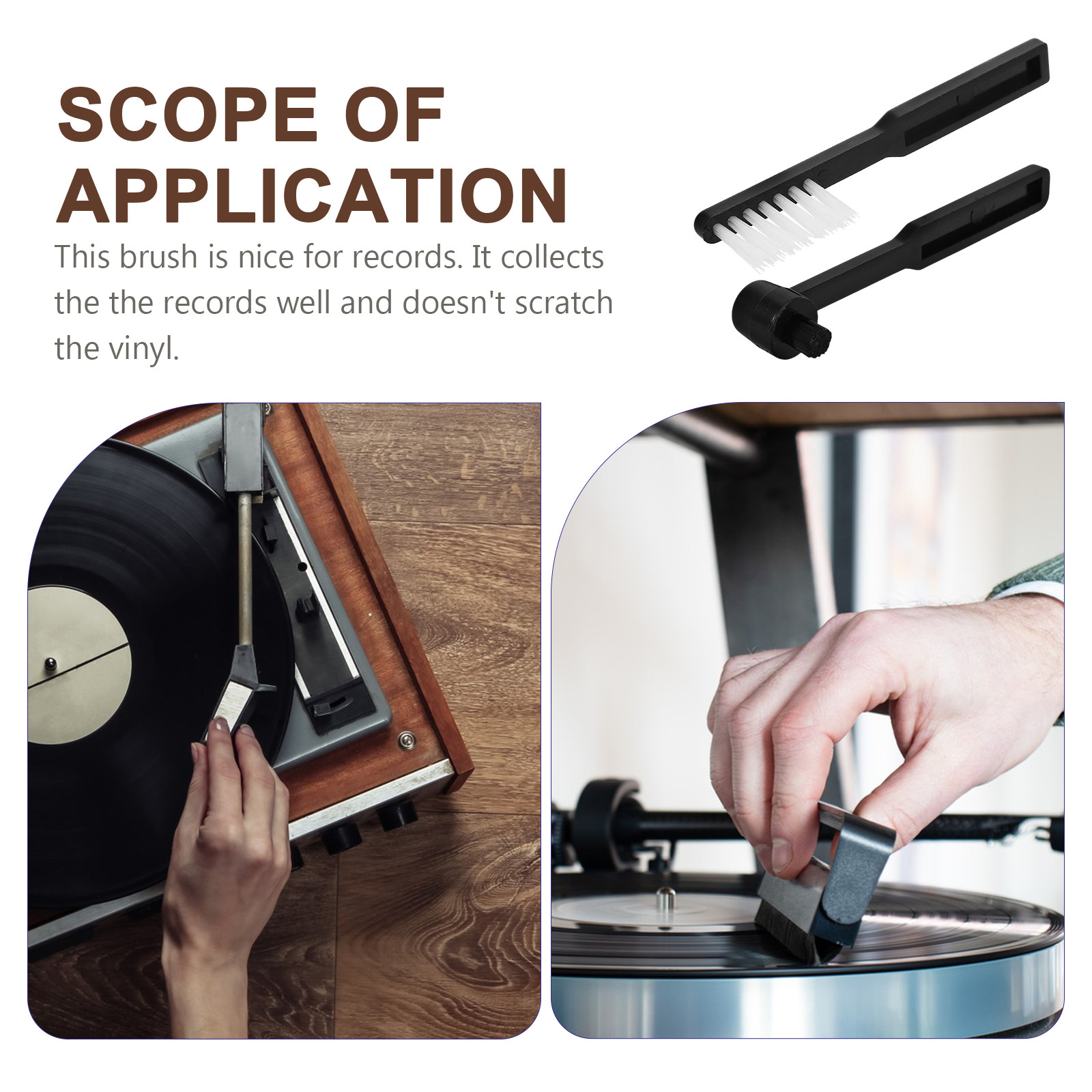 2個入りレコードプレーヤーニードルクリーナー、ビニールクリー - Record Player Needle のレビューと価格