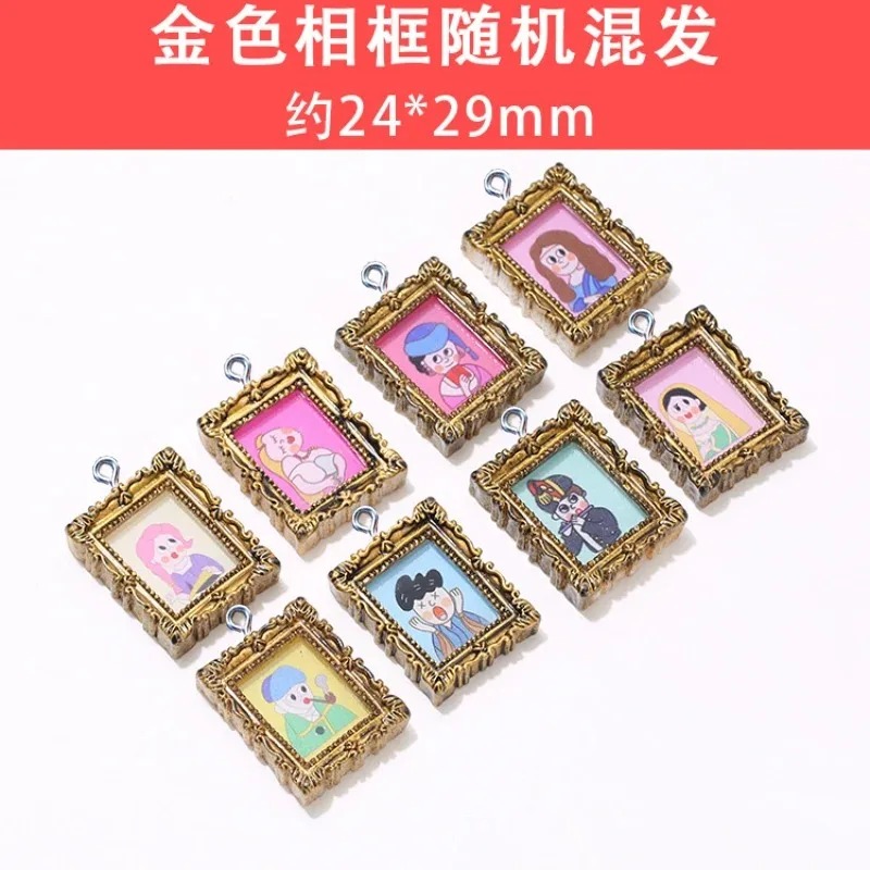 10 個フラットバックカボションヴィンテージ樹脂フォトフレー - Vintage Jewelry Collection のレビューと価格