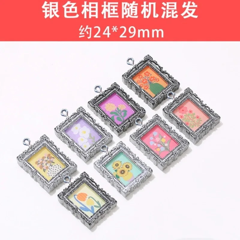 10 個フラットバックカボションヴィンテージ樹脂フォトフレー - Vintage Jewelry Collection のレビューと価格