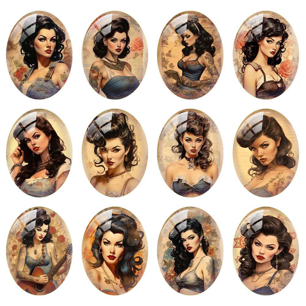 ランダムミックスラウンド/オーバル/スクエアヴィンテージタト - Vintage Jewelry Collection のレビューと価格