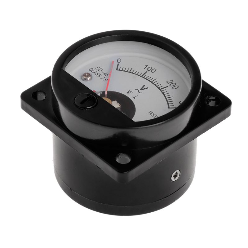 電圧計so-45ac 0-300vラウンドアナログダイヤルパ - Analog Meter Gauge のレビューと価格