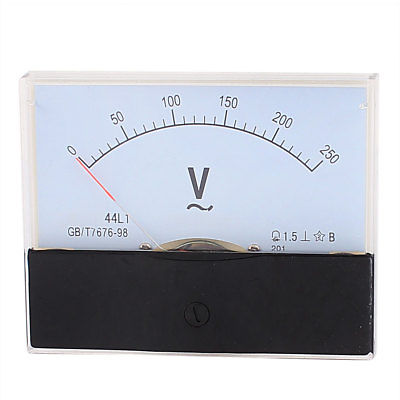 44L1 AC 0-250V アナログパネル電圧計 電圧計  - Analog Meter Gauge のレビューと価格