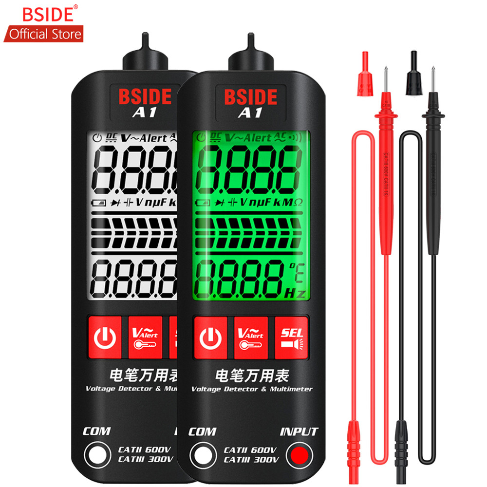 BSIDE A1 新しい電圧テスターペン AC DC マルチ - Analog Meter Gauge のレビューと価格