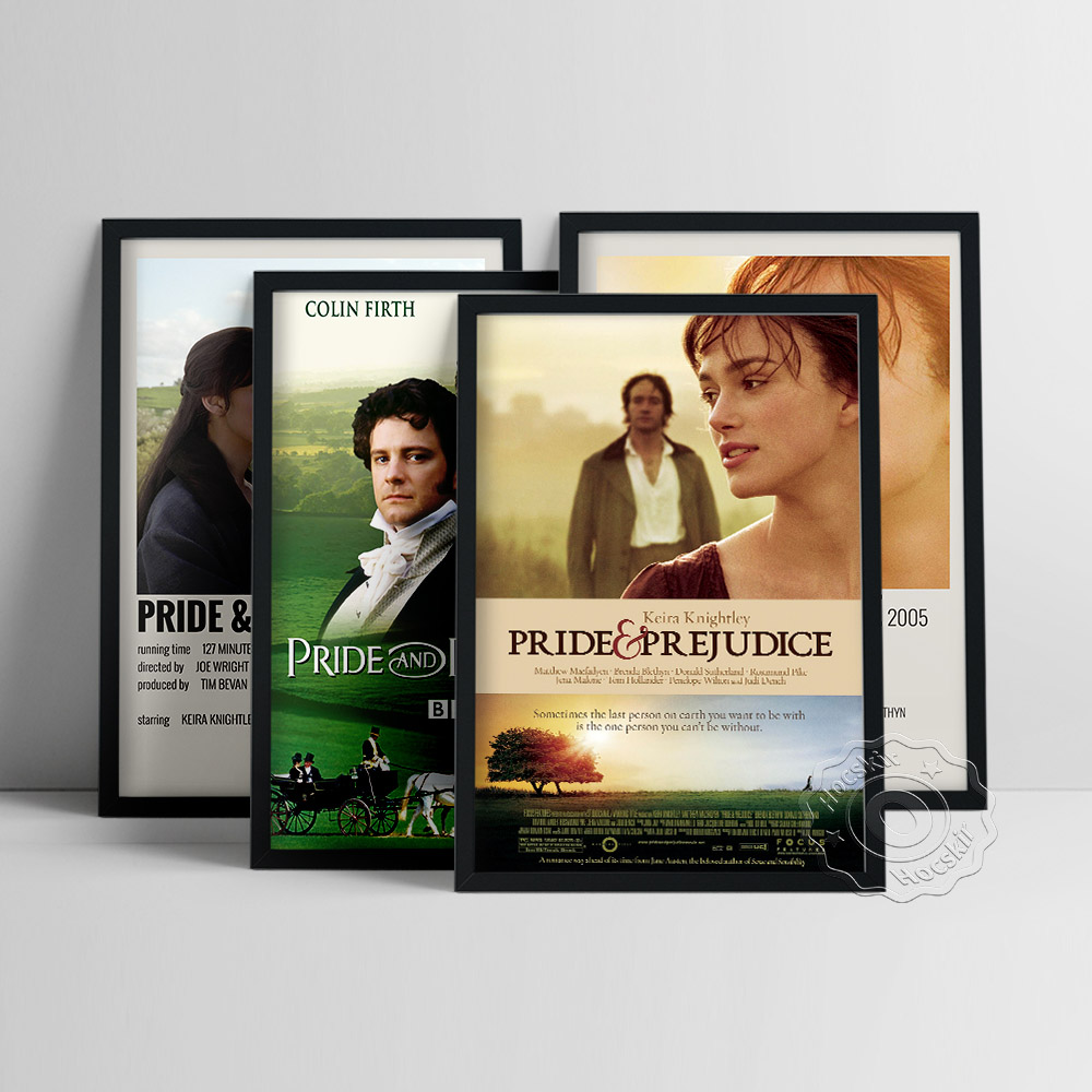 誇りと偏見 映画ポスター、ジェーン・オースティンの書籍表紙ウ - Vintage And Collectible Books のレビューと価格