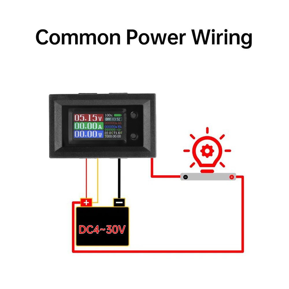 9-in-1 電圧計、電流計、ワットメーター、DC4–30  - Analog Meter Gauge のレビューと価格