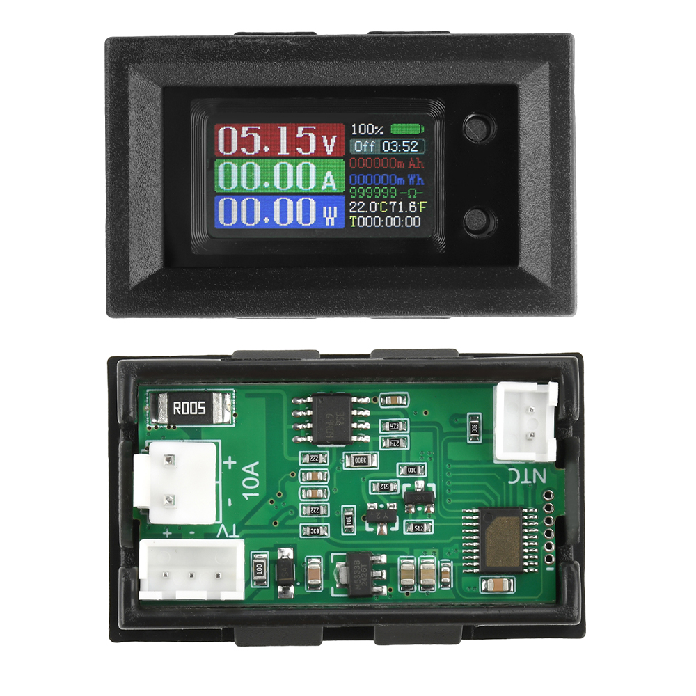 9-in-1 電圧計、電流計、ワットメーター、DC4–30  - Analog Meter Gauge のレビューと価格