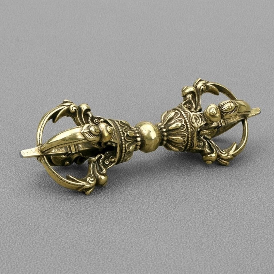 ヴィンテージ純真鍮チベット金剛杵アンティークスタイルタントラ - Collectible Vintage Tools のレビューと価格