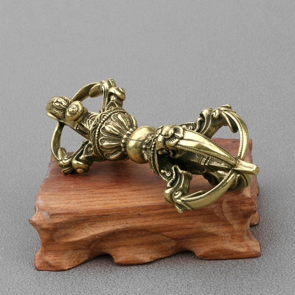 ヴィンテージ純真鍮チベット金剛杵アンティークスタイルタントラ - Collectible Vintage Tools のレビューと価格