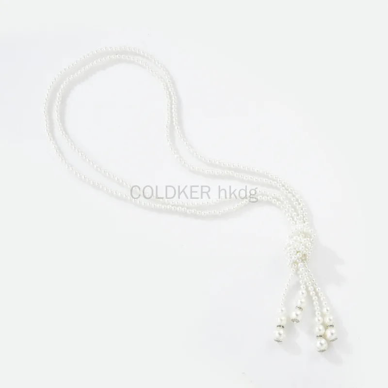 1920年代風パールネックレス フェイクパール ギャツビーア - Vintage Necklace のレビューと価格