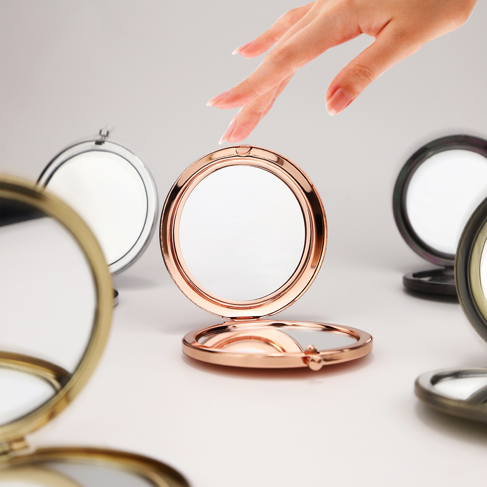 1 個 57 ミリメートルコンパクト財布ポケット化粧鏡折りた - Vintage Jewelry Collection のレビューと価格