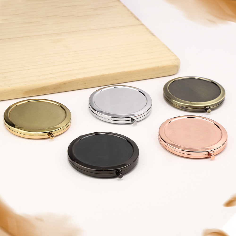 1 個 57 ミリメートルコンパクト財布ポケット化粧鏡折りた - Vintage Jewelry Collection のレビューと価格