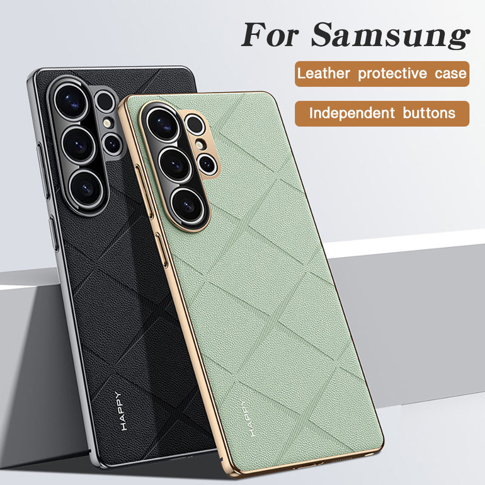 Samsung S25 Ultra、S25、S25 Plus - Camera Leather Case のレビューと価格