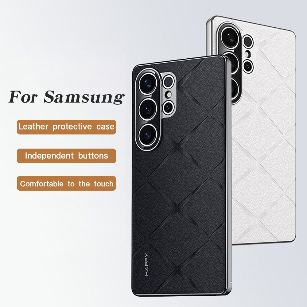 Samsung S25 Ultra、S25、S25 Plus - Camera Leather Case のレビューと価格