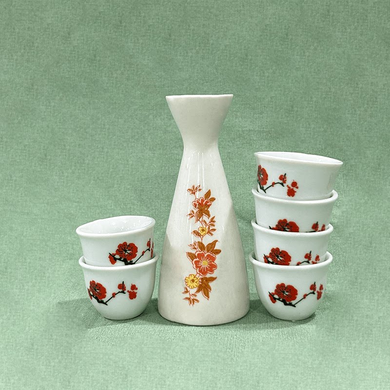 ヴィンテージセラミック装飾品ワインポットワインカップホームデ - Collectible Vintage Wine のレビューと価格
