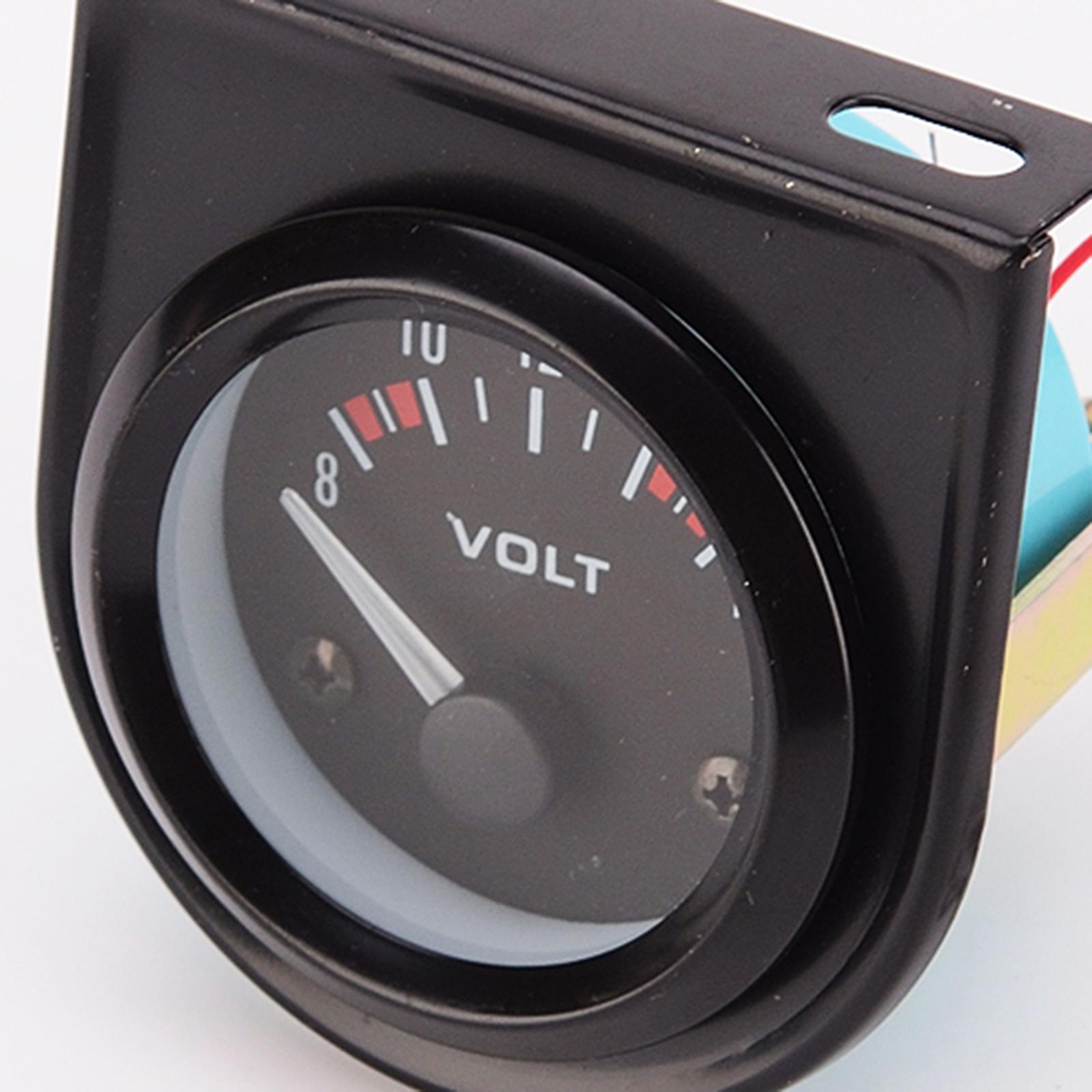 車用電圧計 アナログ 52mm ステンレスハウジング 8～1 - Analog Meter Gauge のレビューと価格