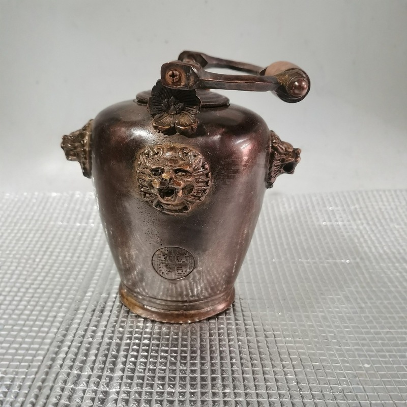 古い銅製品、銅製の動物の耳型ハンドル付きケトル、水筒、ワイン - Collectible Vintage Wine のレビューと価格