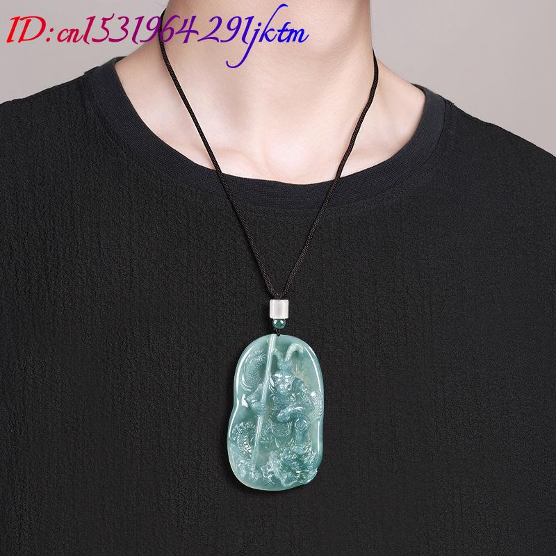 ビルマ翡翠猿王ペンダントネックレスヴィンテージ高級ギフト女性 - Vintage Necklace のレビューと価格